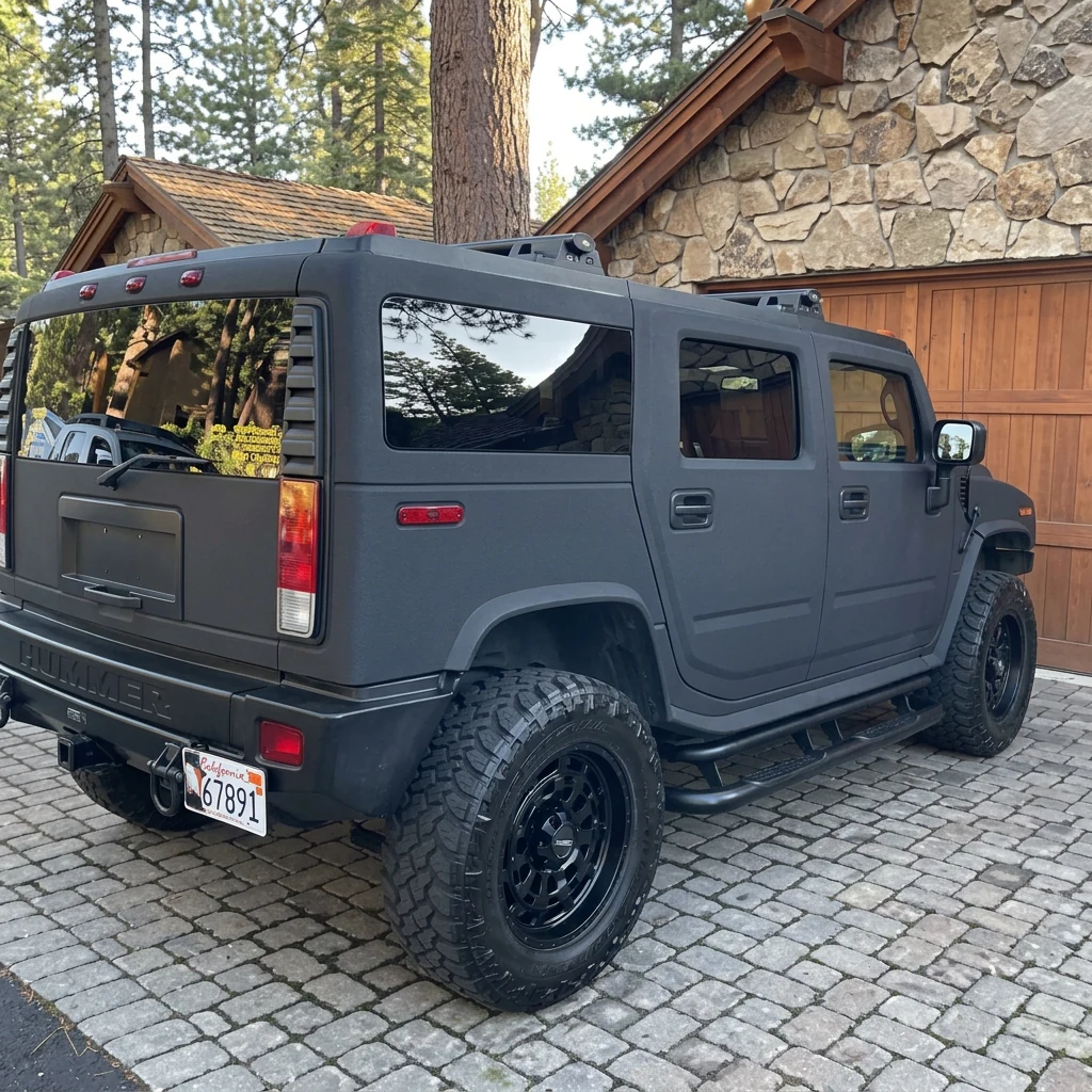 Hummer H2 after professional mobile detailing by Clean Image Mobile Detailing in Sparks, NV