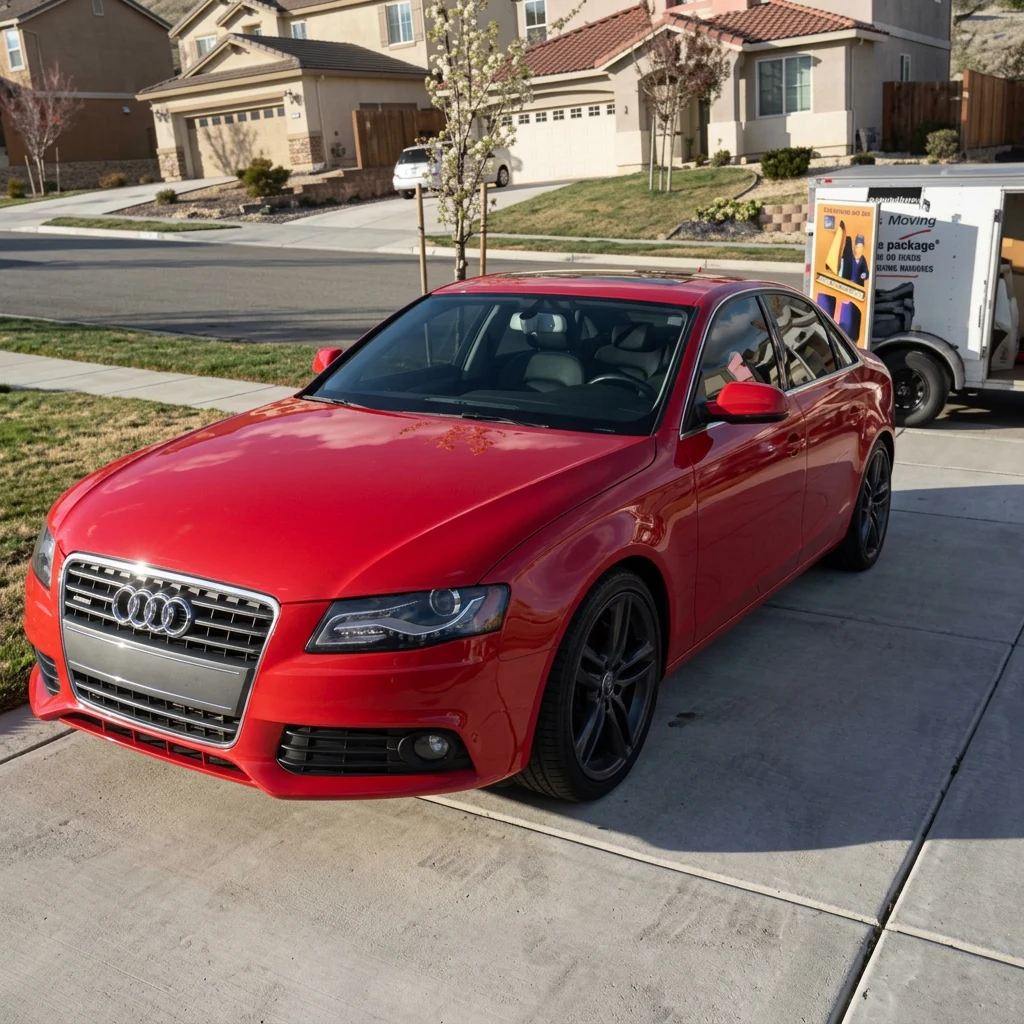 Audi A4 after professional mobile detailing by Clean Image Mobile Detailing in Sparks, NV