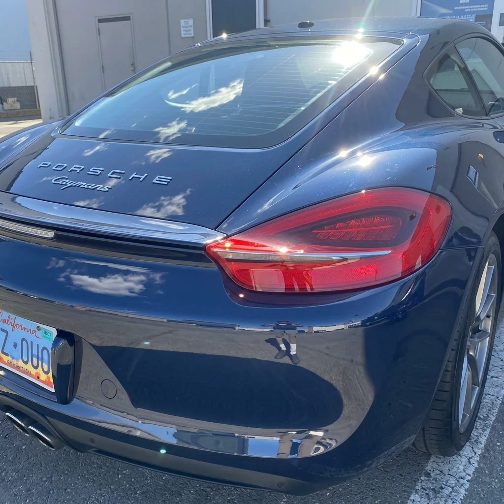 Porsche Cayman after professional mobile detailing by Clean Image Mobile Detailing in Sparks, NV